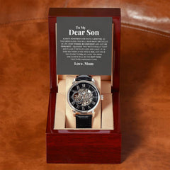 To My Dear Son Always Remember I Love You – Openwork Watch - The Best Shop 4U