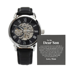 To My Dear Son Always Remember I Love You – Openwork Watch - The Best Shop 4U