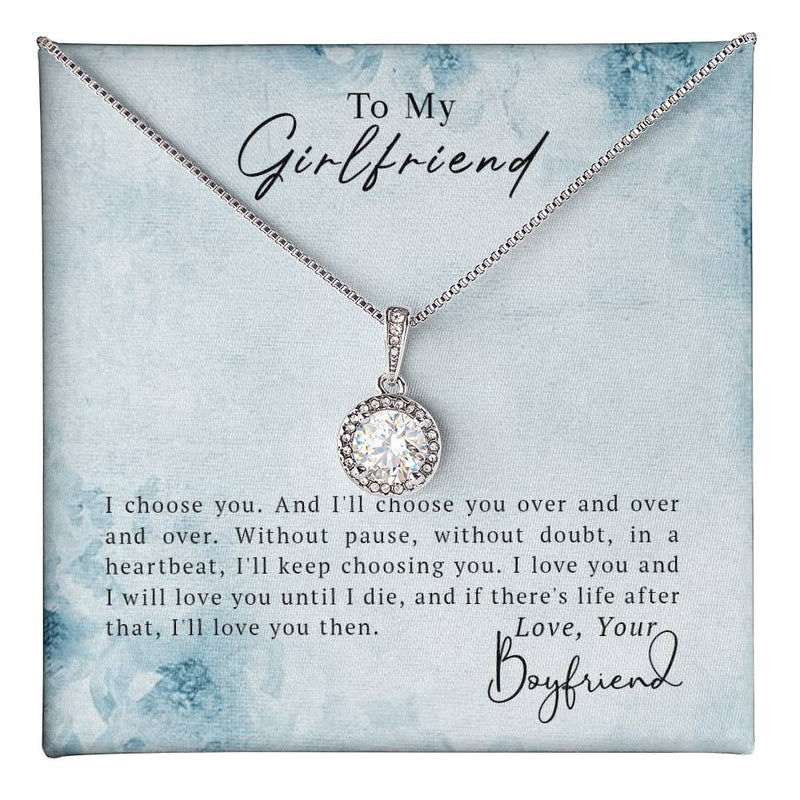 To My Girlfriend - Eternal Hope Necklace - The Best Shop 4U