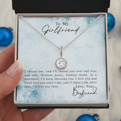 To My Girlfriend - Eternal Hope Necklace - The Best Shop 4U