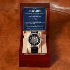 To My Husband Eyes – Openwork Watch - The Best Shop 4U