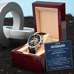 To My Husband Eyes – Openwork Watch - The Best Shop 4U