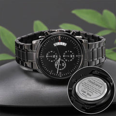 To My Husband Your Last Everything (Charcoal Black) – Men's Watch - The Best Shop 4U