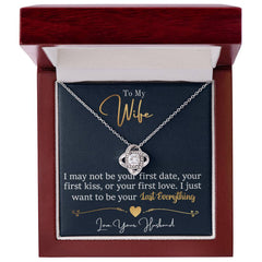 To My Last Everything - Love Knot Necklace - The Best Shop 4U