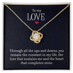 To My Love - Lov eKnot Necklace - The Best Shop 4U