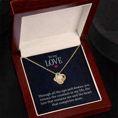 To My Love - Lov eKnot Necklace - The Best Shop 4U