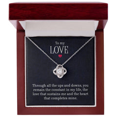 To My Love - Lov eKnot Necklace - The Best Shop 4U