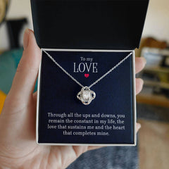 To My Love - Lov eKnot Necklace - The Best Shop 4U