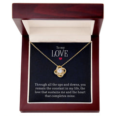 To My Love - Lov eKnot Necklace - The Best Shop 4U