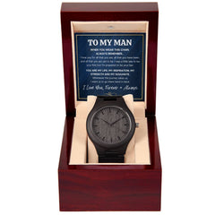To My Man Inspiration – Wooden Watch - The Best Shop 4U