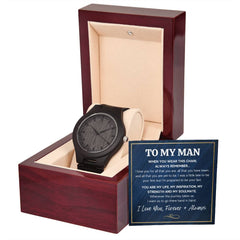 To My Man Inspiration – Wooden Watch - The Best Shop 4U