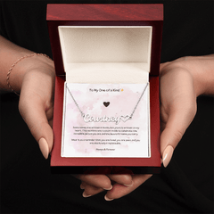 To My One Of A Kind - Heart Name Necklace - The Best Shop 4U