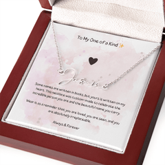 To My One Of A Kind - Signature Name Necklace - The Best Shop 4U