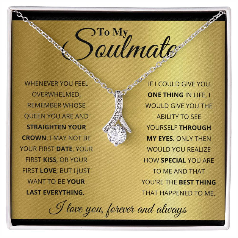 To My Soulmate - Alluring Beauty Necklace - The Best Shop 4U