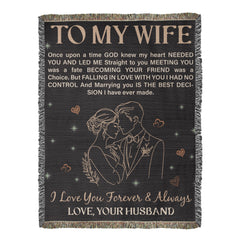 To My Wife - Heirloom Blanket - The Best Shop 4U