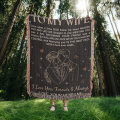 To My Wife - Heirloom Blanket - The Best Shop 4U