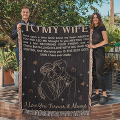 To My Wife - Heirloom Blanket - The Best Shop 4U