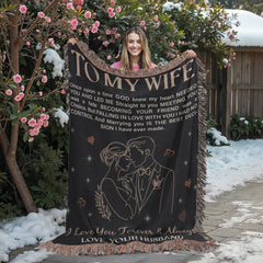 To My Wife - Heirloom Blanket - The Best Shop 4U