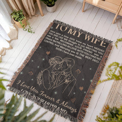 To My Wife - Heirloom Blanket - The Best Shop 4U