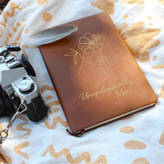 Unapologetically Me - Leather Journal - The Best Shop 4U