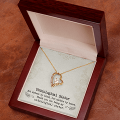 Unbiological Sister - Forever Love Necklace - The Best Shop 4U