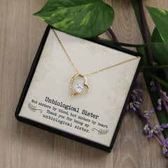 Unbiological Sister - Forever Love Necklace - The Best Shop 4U