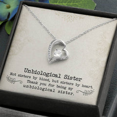 Unbiological Sister - Forever Love Necklace - The Best Shop 4U