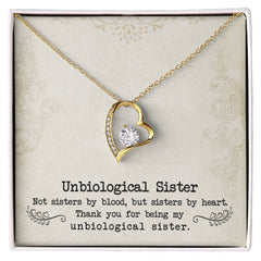 Unbiological Sister - Forever Love Necklace - The Best Shop 4U