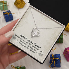 Unbiological Sister - Forever Love Necklace - The Best Shop 4U