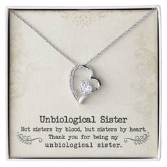 Unbiological Sister - Forever Love Necklace - The Best Shop 4U