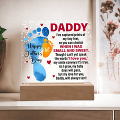 When I Was Small and Sweet - Acrylic Square - The Best Shop 4U