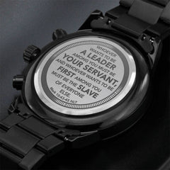Whoever Wants to Be a Leader (Mark 10:43) – Men's Watch - The Best Shop 4U