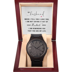 You Are My Life - Wooden Watch - The Best Shop 4U