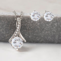 You Are My Sparkle - Alluring Beauty Necklace and Earring Set - The Best Shop 4U