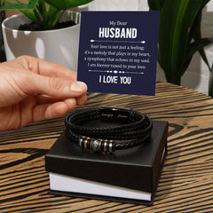 Your Love is not Just a Feeling - Means Leather Bracelet - The Best Shop 4U