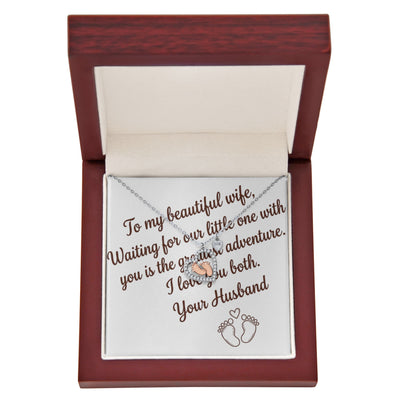 Your Loving Husband - Baby Feet Necklace - The Best Shop 4U